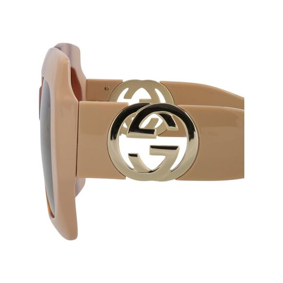 Gucci Square-Frame Injection Sunglasses - Picture 4 of 5